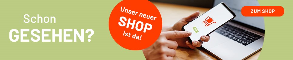 Besuchen Sie unseren neuen online-shop Hinweis auf neuen online-shop